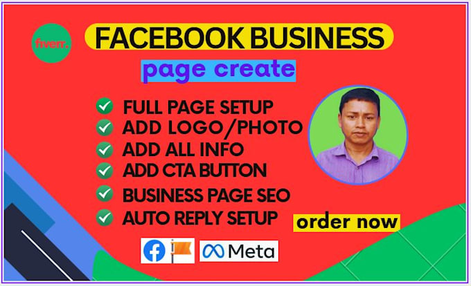 create and setup facebook business page