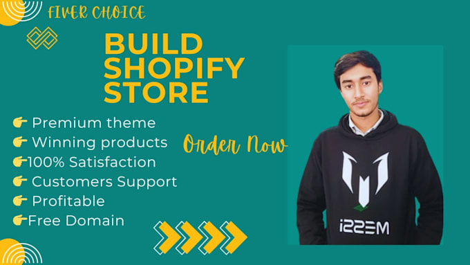 build shopify dropshipping store with free domain