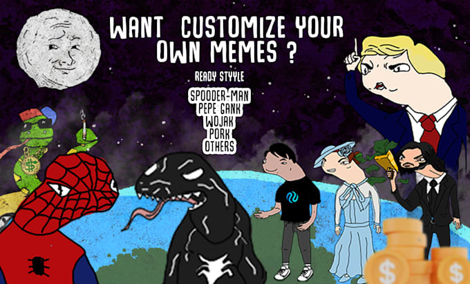 create a customize viral memes asap today immediately