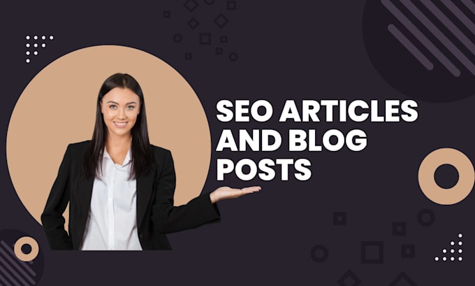 write SEO articles and blog posts