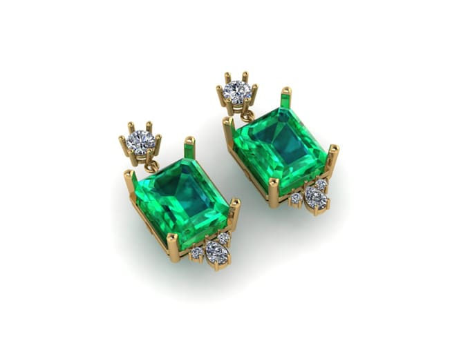 do 3d jewelry cad design for 3d printing and rendering