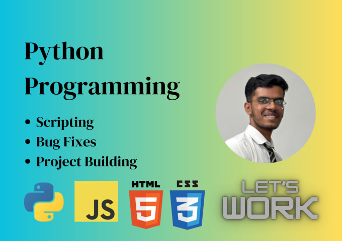 Create python projects and optimize your code by J0seph_mart1n | Fiverr