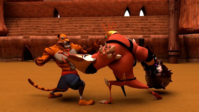 animate 3d characters in maya and blender