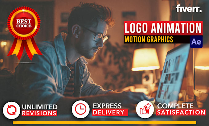 motion graphics intro and animated logo video for your brand