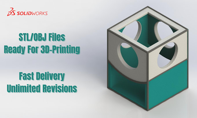 create 3d cad models for 3d printing, modify stl files