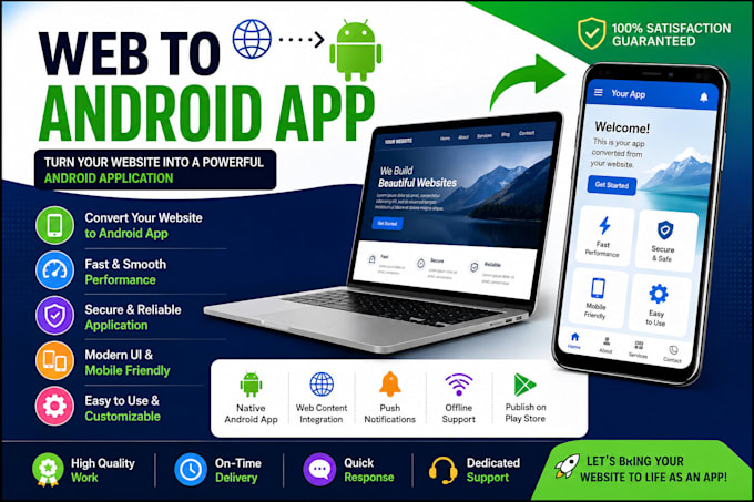 convert your website into android app