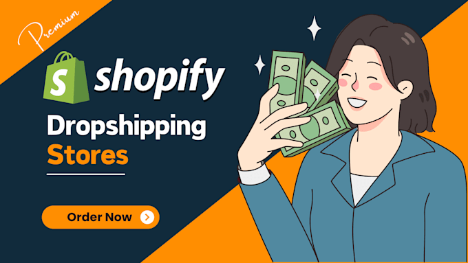 design shopify dropshipping store or shopify ecommerce website development