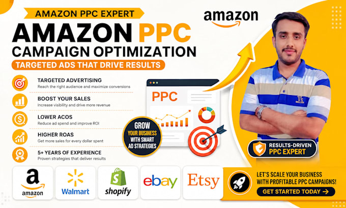 manage amazon PPC campaign optimization targeted ads expert high roas low acos