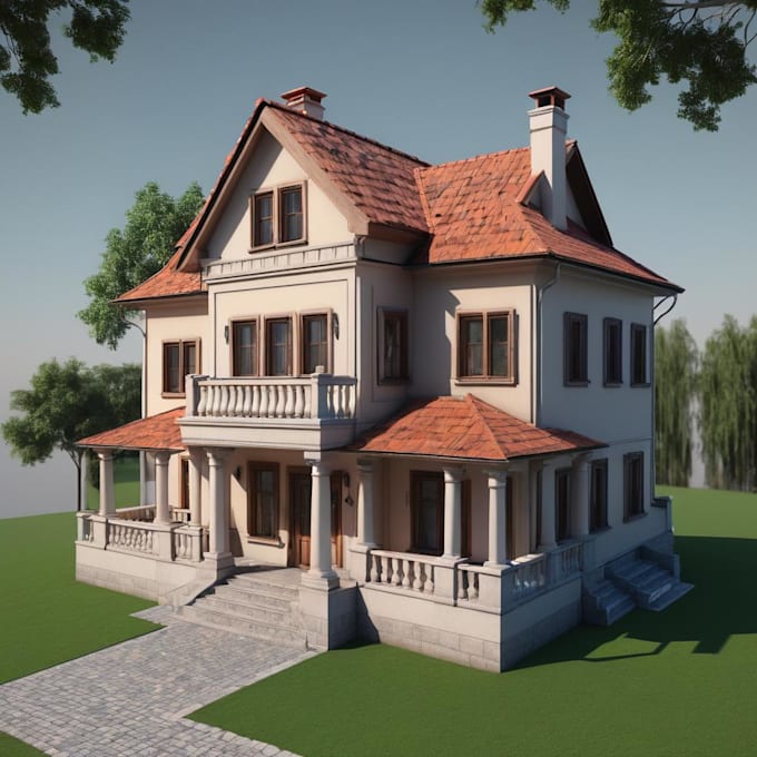 design and render interior, exterior architecture