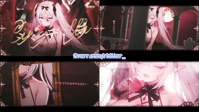 create anime style music video for vtuber utaite youtaite