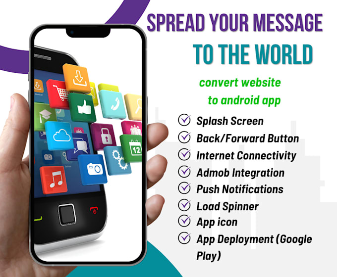 convert website to android and ios app