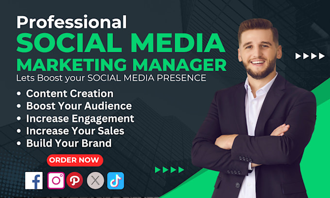 be your social media marketing manager and content creator