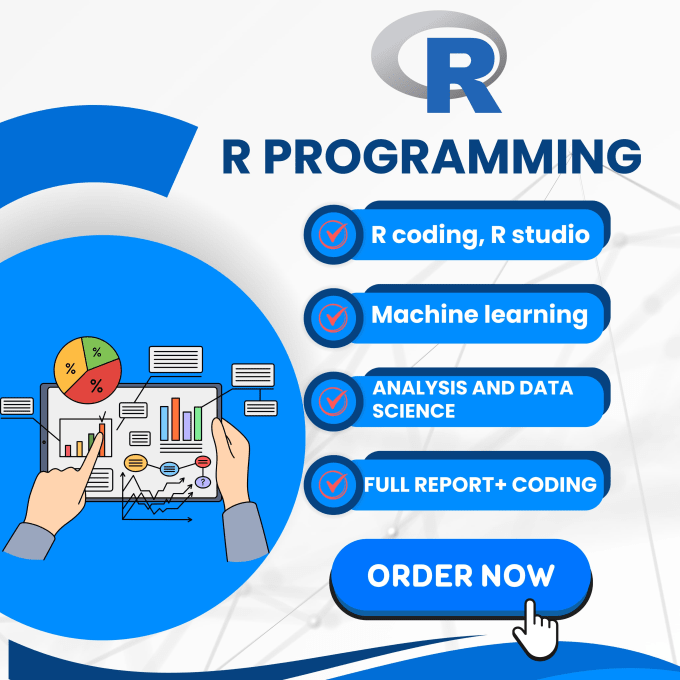 R programming, rstudio, machine learning, data science jupyter notebook ...