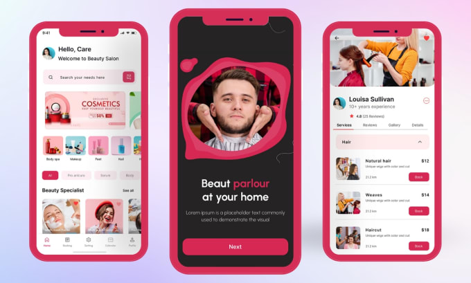convert figma design into react native mobile application