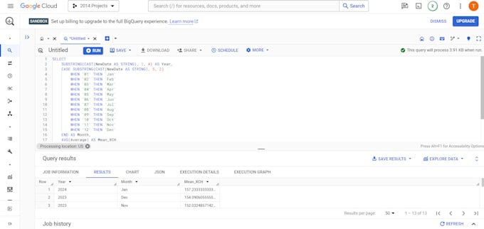 provide insights from data with bigquery analytics