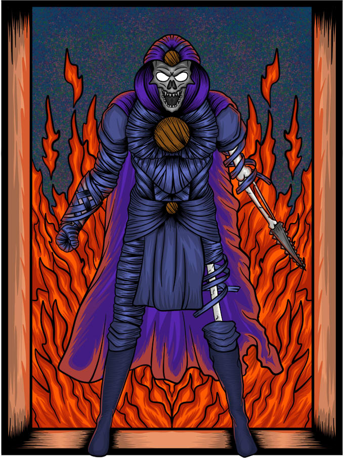draw horror character for you