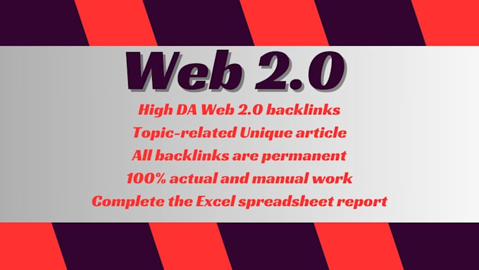 do 50 high authority web 2 0 backlinks at very low price