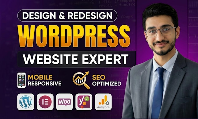 build a responsive business wordpress website design