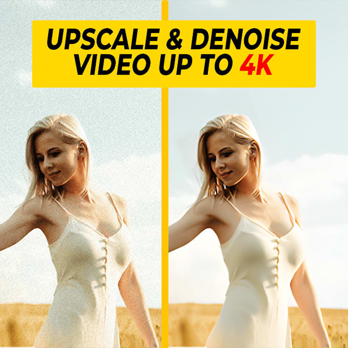 enhance, upscale, denoise low quality videos