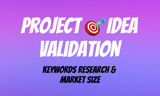 validate your online business project and product idea