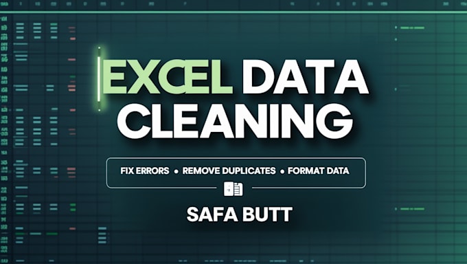 clean, organize, and format your excel data professionally
