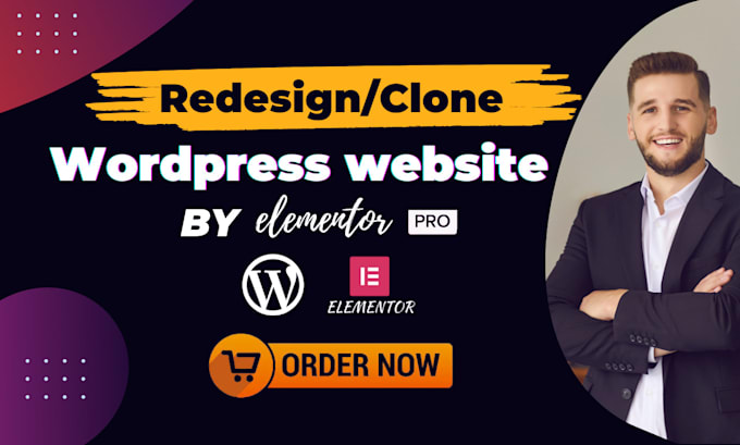design, duplicate, redesign, clone copy, and revamp wordpress website for you
