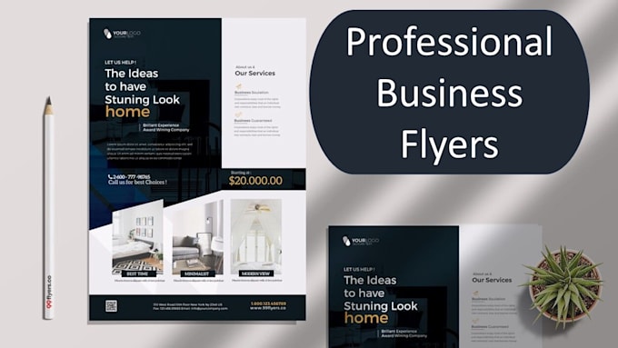 create professional business flyer design