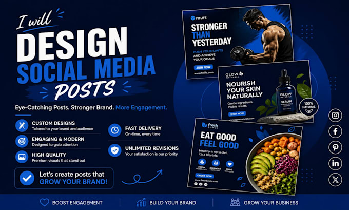 design for you social media posts