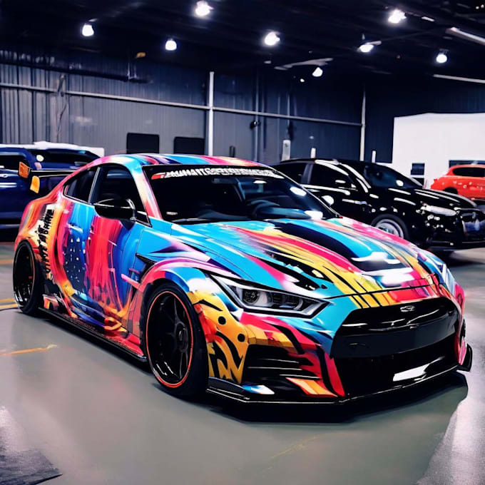 Cars Rabing Designs Do create professional racing car wrap design by Pelanic | Fiverr