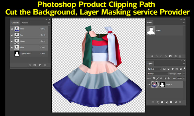 do clipping path product photo cut the background removal layer mask as expert