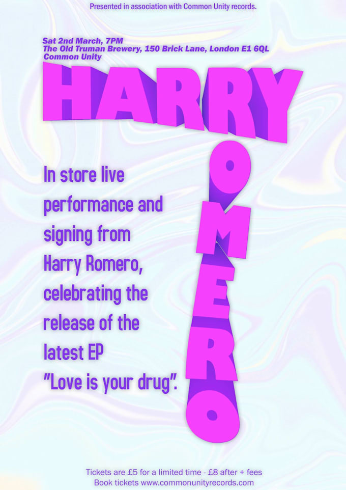 create a poster with legible typography