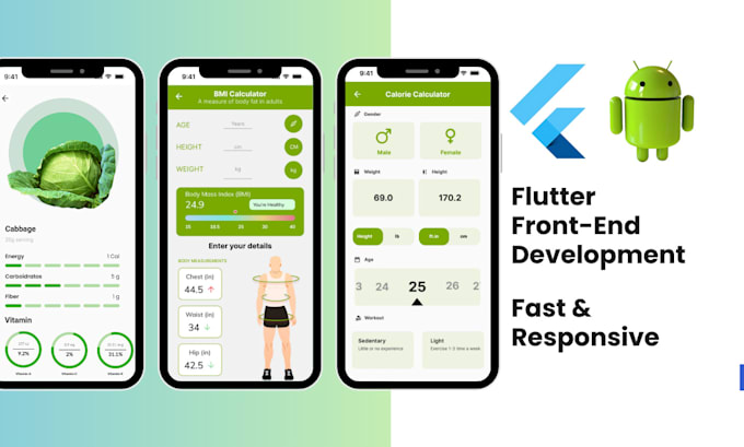 Create front end flutter ui fast and responsive designs by Irfan ...