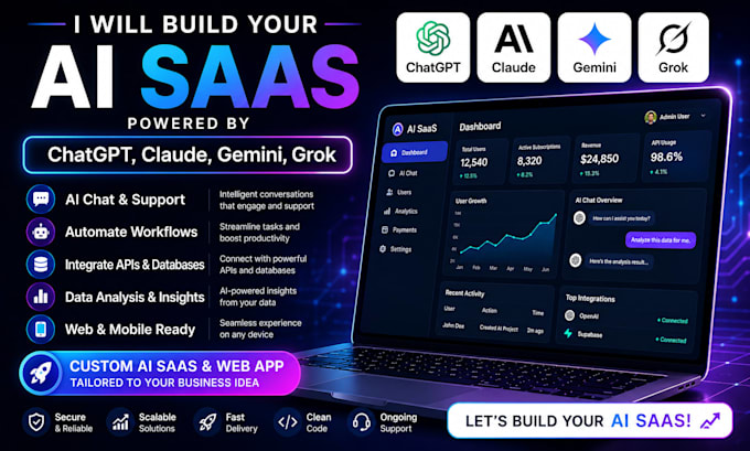 build your ai saas or app for your startup