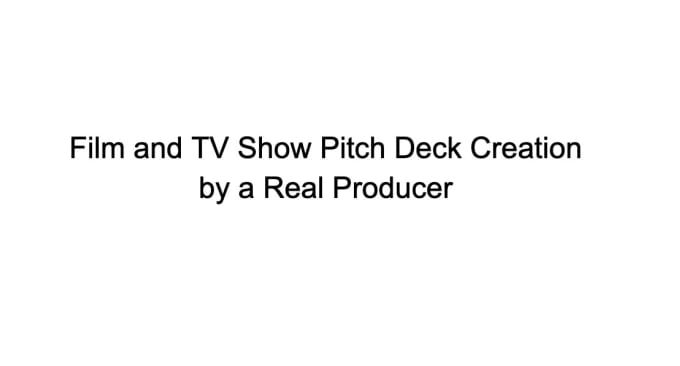 create a compelling movie pitch deck presentation
