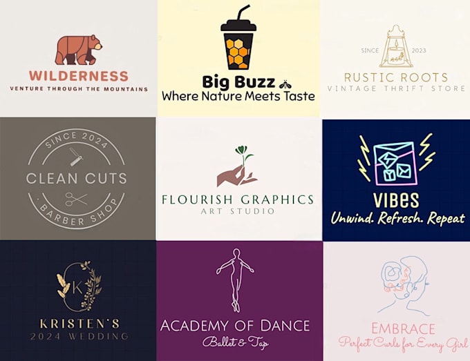Create a unique logo for your business by Flourish_arts | Fiverr