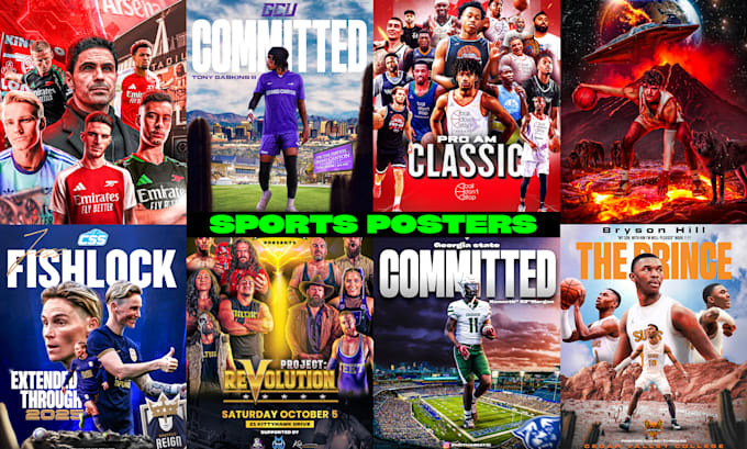 design sports flyer, banner, poster and graphics for basketball, football