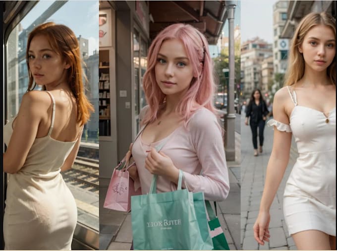 create attractive and beautiful realistic instagram ai influencer model