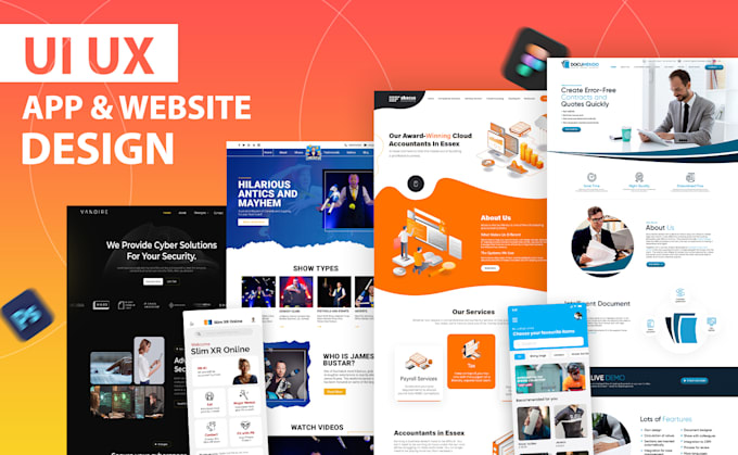 professional figma website and app UI UX design for a seamless user experience