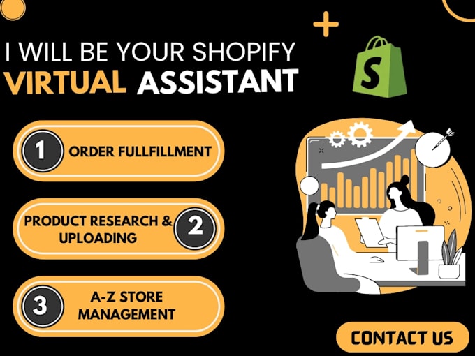 be shopify virtual assistant and shopify store manager