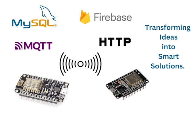 Esp8266, esp32, arduino with iot project development