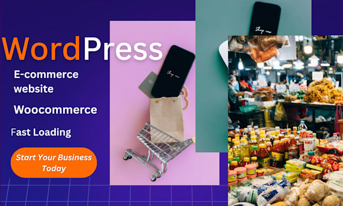 design a fast loading ecommerce website with wordpress