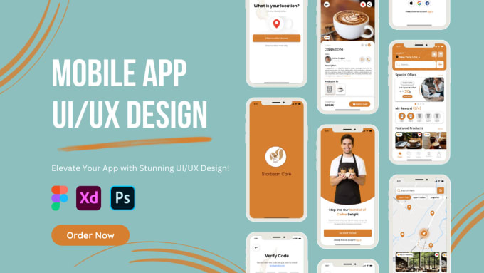 Do mobile app ui ux design, android and ios ui ux design by Aiman43 ...