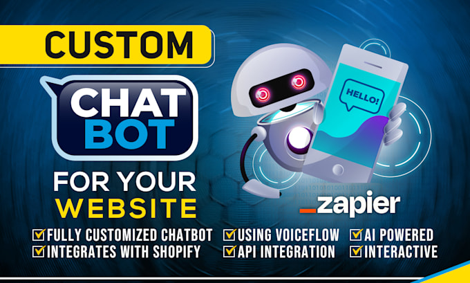 Develop an ai chatbot for websites using voiceflow and zapier by ...