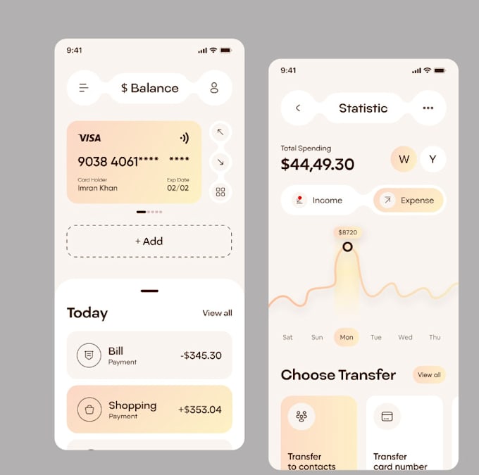 build fintech app, payment app, nfc banking app, nfc payment app, wallet app