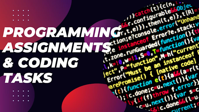 Do programming assignments and coding projects by Lucaspango | Fiverr