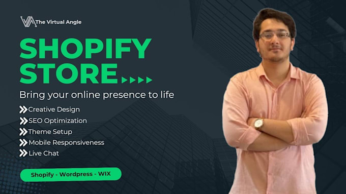 create a responsive functioning shopify online brand store