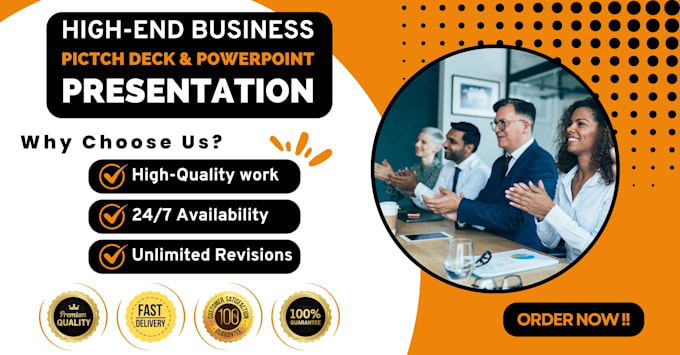 design powerpoint presentation and pitch deck