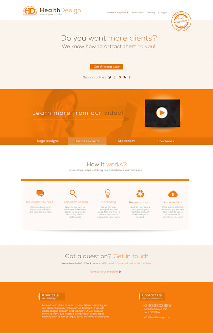 convert PSD to HTML responsive bootstrap