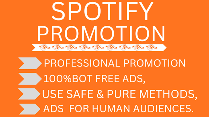 make and run organic ads for your spotify music promotion