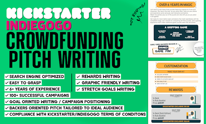 write a compelling crowdfunding campaign pitch for kickstarter or indiegogo